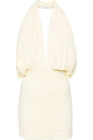 Serafini Vestido con diseño drapeado