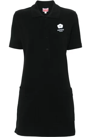 Kenzo Vestido estilo playera tipo polo con motivo Boke Flower