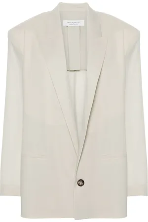 Serafini Blazer transparente con botones