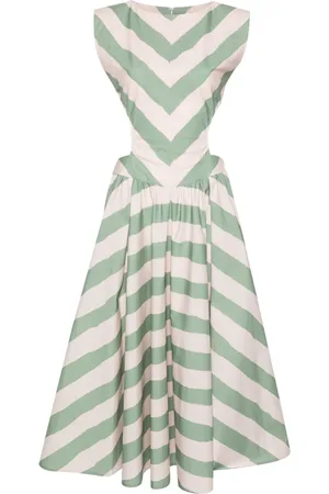 Serafini Vestido con detalle de aberturas