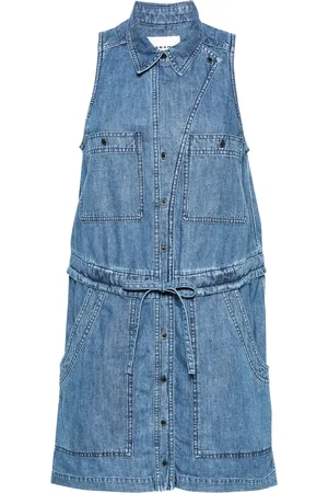 Marant Etoile Vestido corto de mezclilla Ines
