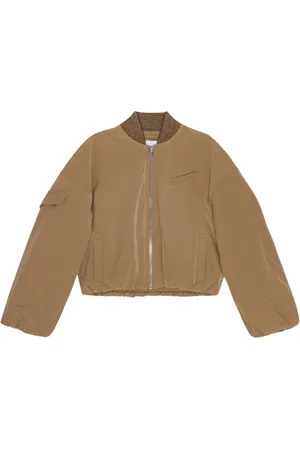 Ganni Chamarra bomber con logo bordado