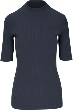Brunello Cucinelli Top con cuello alzado