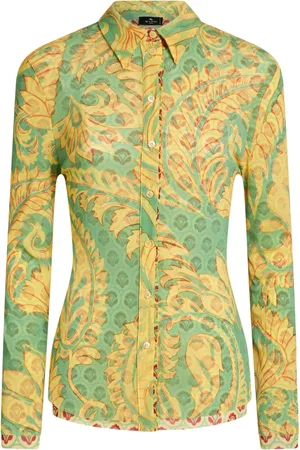 Etro Vestido de tul con estampado gráfico