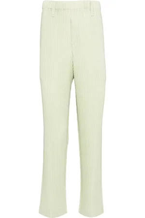 Issey Miyake Pantalones de vestir con pinzas