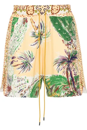 Rhude Shorts de seda Palmina
