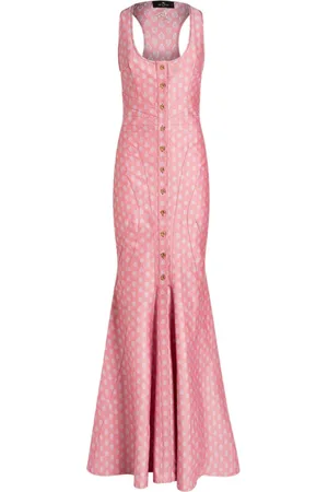 Etro Vestido de fiesta con motivo en jacquard