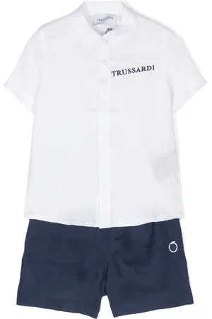 Trussardi Set de shorts con logo bordado