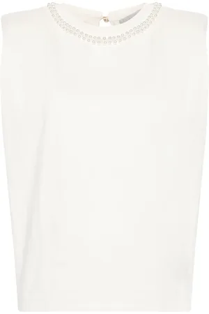 Golden Goose Playera con hombros capitonados