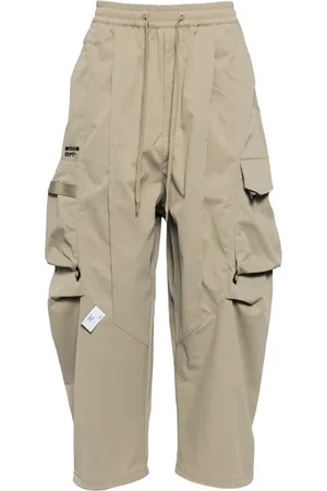 Musium Div. Pantalones cargo con diseño ancho
