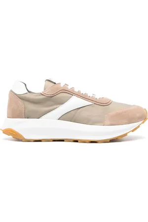 corneliani Tenis con agujetas y paneles