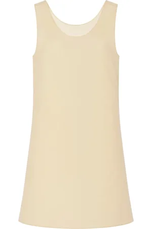 ROSETTA GETTY Top estilo túnica con cuello redondo