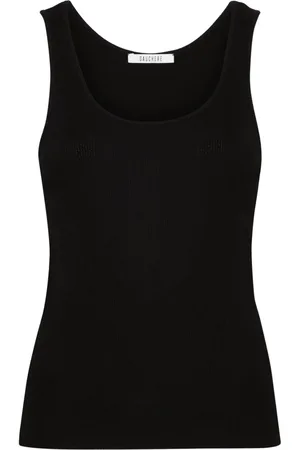Gauchere Camiseta de tejido fino de canalé