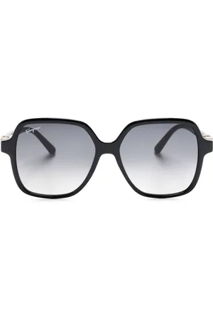 Salvatore Ferragamo Lentes de sol con armazón oversize