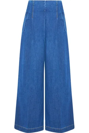ROSETTA GETTY Jeans anchos con tiro alto