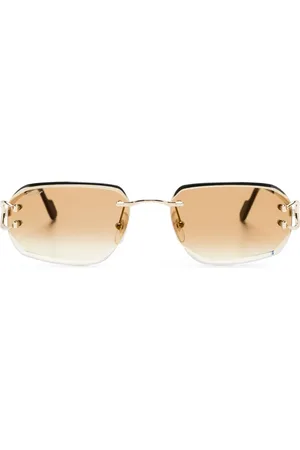 Cartier Lentes de sol con armazón rectangular