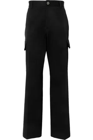 VERSACE Pantalones cargo con logo bordado