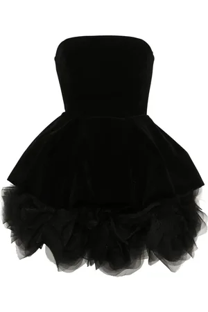 Ana Radu Vestido corto con diseño strapless
