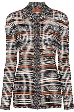 Missoni Camisa tejida en intarsia