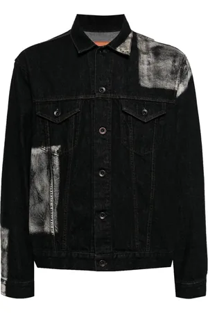 YOHJI YAMAMOTO Chamarra de mezclilla con paneles