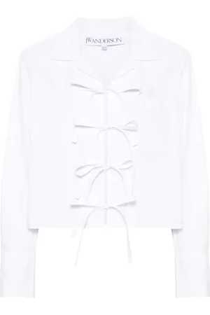 J.W.Anderson Camisa corta con detalle de moño