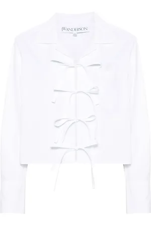 J.W.Anderson Camisa corta con detalle de moño