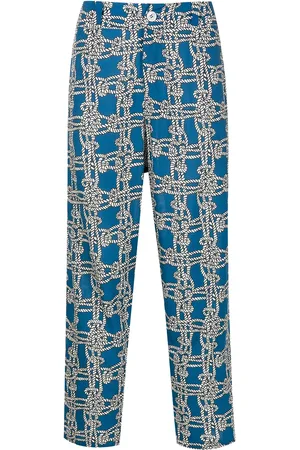 AMIR SLAMA Pantalones con estampado de cuerda