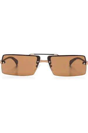 Salvatore Ferragamo Lentes de sol con armazón rectangular