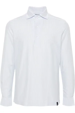Boggi Milano Camisa con rayas estampadas