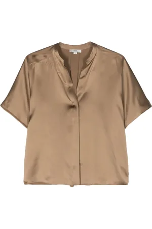 Vince Camisa de seda satinada