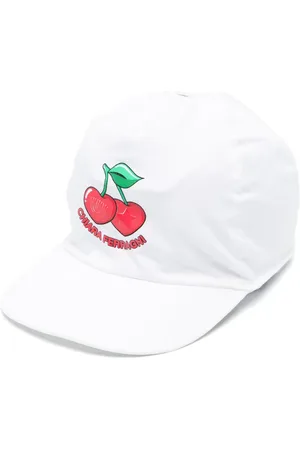 Chiara Ferragni Gorra con cerezas estampadas