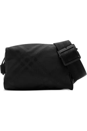 Burberry Cangurera con motivo de cuadros en jacquard