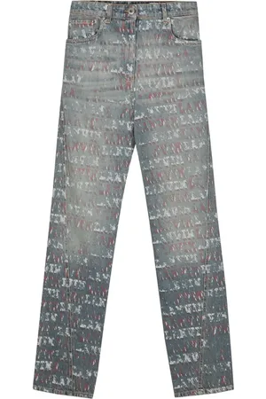 Lanvin Jeans rectos con tiro medio de x Future