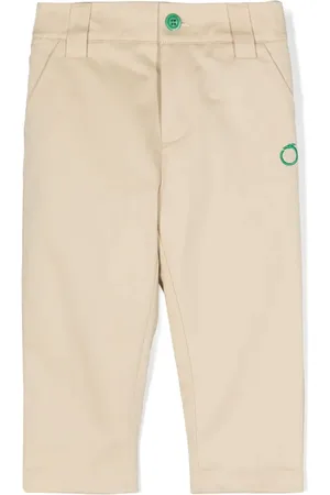 Trussardi Pantalones tapered con logo bordado