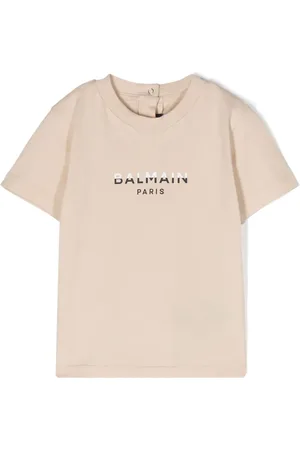 Balmain Playera con logo estampado