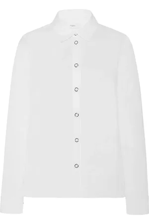 ROSETTA GETTY Camisa de organza con botones a presión