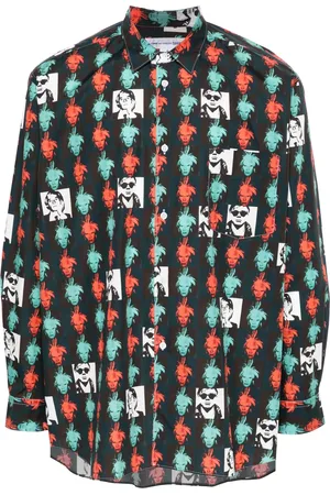 Comme des Garçons Camisa estampado de Andy Warhol