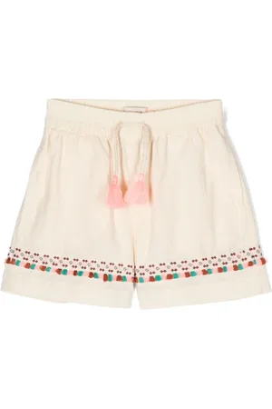 Scotch&Soda Shorts de tejido seersucker con detalle de borla