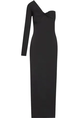 Courrèges Vestido largo con hombro descubierto