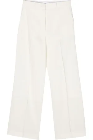 Lanvin Pantalones rectos con tiro medio