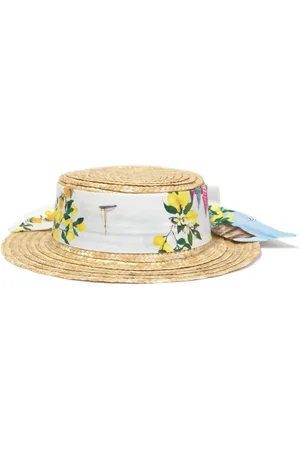 PATACHOU Sombrero de paja con detalle de cinta