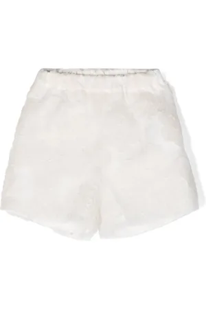 Simonetta Shorts con aplique floral