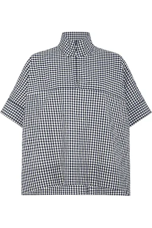 ROSETTA GETTY Camisa con motivo de cuadros gingham