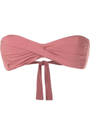 AMIR SLAMA Top de bikini con detalle torcido