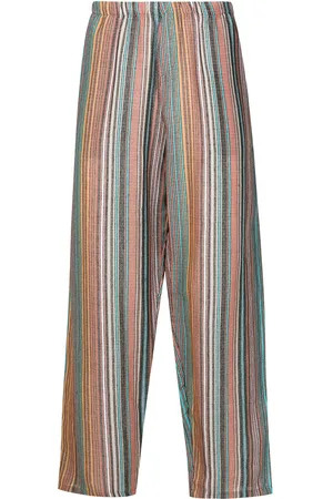 AMIR SLAMA Pantalones anchos en jacquard