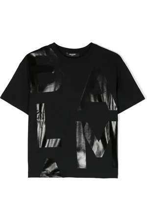 Balmain Playera con logo estampado