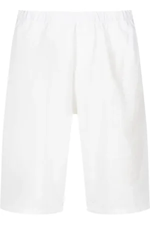 AMIR SLAMA Bermudas con animal print en jacquard