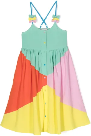 Stella McCartney Vestido con diseño color block