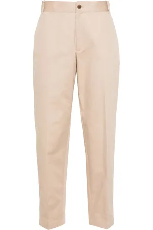 Maison Kitsuné Pantalones con logo bordado