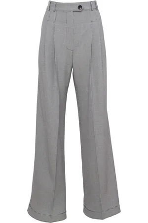FLEUR DU MAL Pantalones con estampado pied de poule
